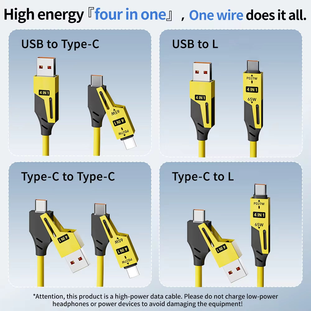 4 in 1 Charging Cable