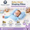 Premium Adjustable Baby Head Shaping Pillow Soft • Breathable • Anti-Flat Head • Adjustable Support