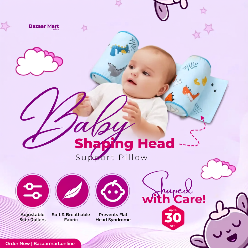 Baby Head Support Pillow – Flat Head Prevention