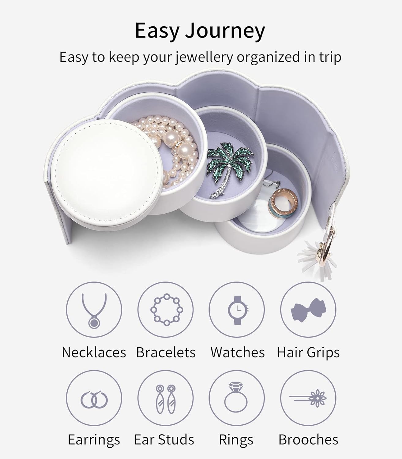 Tiny Travel Jewelry Roll