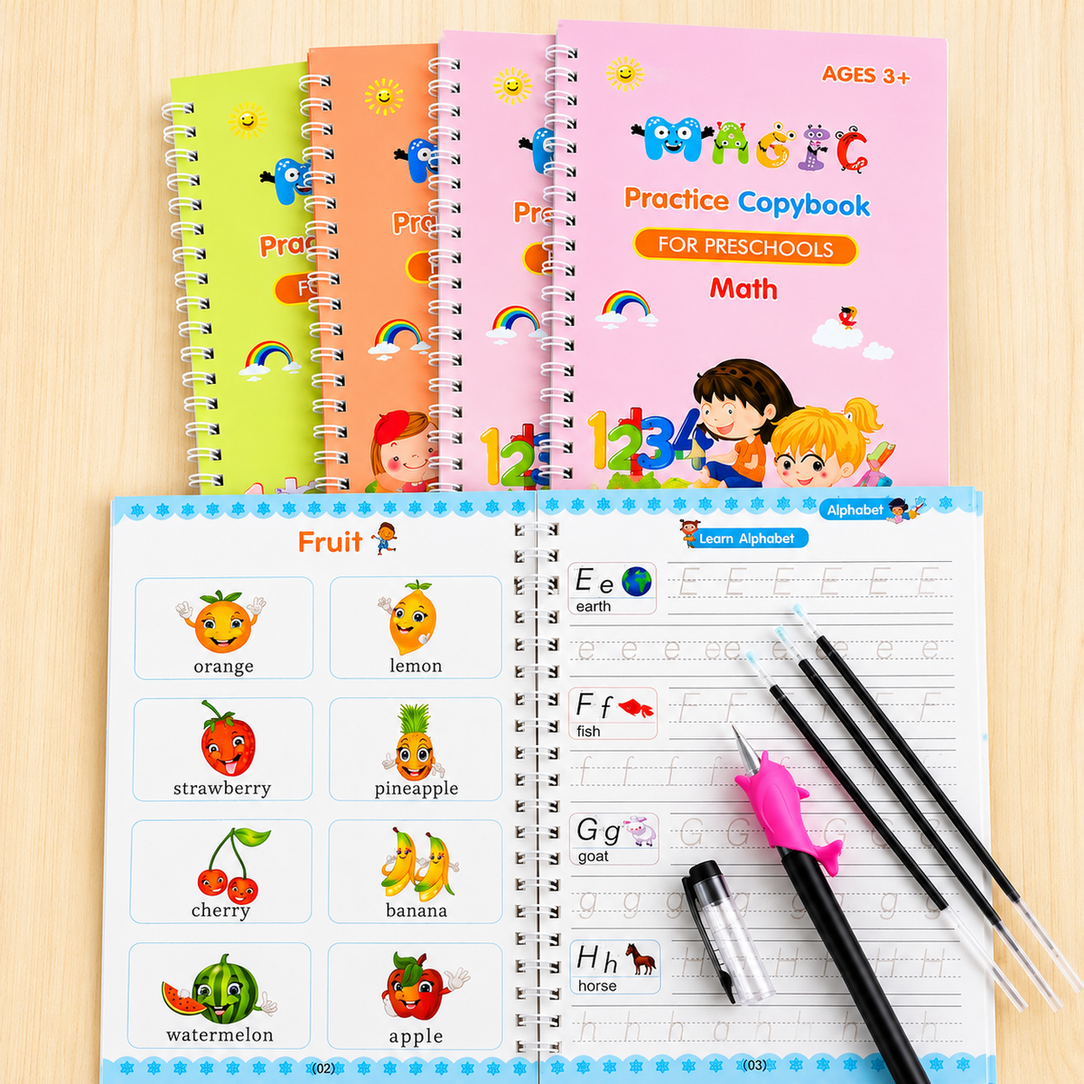 Magic Practice Copybooks Set for Kids